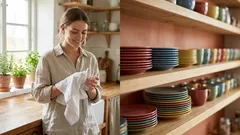 Czy po umyciu naczyń trzeba je wycierać? Co się stanie, jeśli pozostawi się je mokre