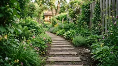 Zapomnij o betonie i kostce brukowej: prosta ścieżka z desek i rur wygląda o wiele lepiej